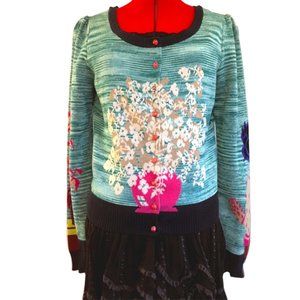 BETSEY JOHNSON Tribute Design Cardigan-L
